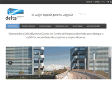 Tablet Screenshot of deltabusinesscenter.com